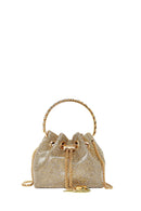 Kadın Bej Uzun Zincir Askılı Taşlı Mini Abiye Kol Çantası | Derimod Kadın Bej Uzun Zincir Askılı Taşlı Mini Abiye Kol Çantası | Derimod