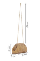 Kadın Altın Uzun Zincir Askılı Taşlı Abiye Portföy Çanta | Derimod Kadın Altın Uzun Zincir Askılı Taşlı Abiye Portföy Çanta | Derimod