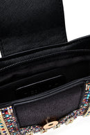 Kadın Çok Renkli Uzun Askılı Taşlı Mini Abiye Kutu Portföy Çanta | Derimod Kadın Çok Renkli Uzun Askılı Taşlı Mini Abiye Kutu Portföy Çanta | Derimod