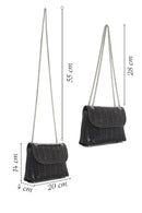 Kadın Siyah Uzun Askılı Taşlı Mini Portföy Abiye Çanta | Derimod Kadın Siyah Uzun Askılı Taşlı Mini Portföy Abiye Çanta | Derimod