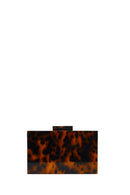 Women's Leopard Long Chain Strap Evening Mini Box Bag | Derimod Women's Leopard Long Chain Strap Evening Mini Box Bag | Derimod