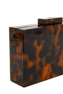 Kadın Leopar Uzun Zincir Askılı Abiye Mini Kutu Çanta | Derimod Kadın Leopar Uzun Zincir Askılı Abiye Mini Kutu Çanta | Derimod