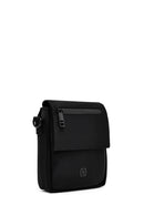 Erkek Siyah Mini Postacı Çantası | Derimod Erkek Siyah Mini Postacı Çantası | Derimod