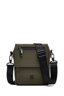 Male Khaki Mini Messenger Bag | Derimod Male Khaki Mini Messenger Bag | Derimod