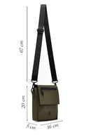 Male Khaki Mini Messenger Bag | Derimod Male Khaki Mini Messenger Bag | Derimod