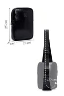 Men's Black Mini Crossbody Bag | Derimod Men's Black Mini Crossbody Bag | Derimod