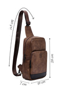 Erkek Kahverengi Çapraz Çanta | Derimod Erkek Kahverengi Çapraz Çanta | Derimod