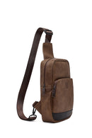 Men's Brown Crossbody Bag | Derimod Men's Brown Crossbody Bag | Derimod