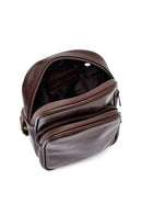 Men's Brown Mini Crossbody Bag | Derimod Men's Brown Mini Crossbody Bag | Derimod