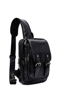 Erkek Siyah Çapraz Çanta | Derimod Erkek Siyah Çapraz Çanta | Derimod