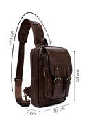 Erkek Kahverengi Çapraz Çanta | Derimod Erkek Kahverengi Çapraz Çanta | Derimod