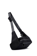 Men's Black Fabric Mini Waist Bag | Derimod Men's Black Fabric Mini Waist Bag | Derimod