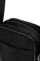 Men's Black Mini Fabric Messenger Bag | Derimod Men's Black Mini Fabric Messenger Bag | Derimod