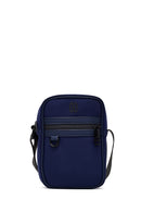 Erkek Lacivert Mini Kumaş Postacı Çantası | Derimod Erkek Lacivert Mini Kumaş Postacı Çantası | Derimod
