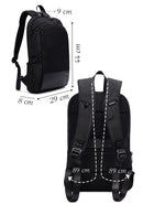 D-Pack Unisex Black Backpack | Derimod D-Pack Unisex Black Backpack | Derimod