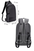 D-Pack Unisex Gri Sırt Çantası | Derimod D-Pack Unisex Gri Sırt Çantası | Derimod