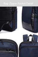 D-Pack Unisex Navy Blue Backpack | Derimod D-Pack Unisex Navy Blue Backpack | Derimod