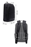 D-Pack Unisex Black Backpack | Derimod D-Pack Unisex Black Backpack | Derimod