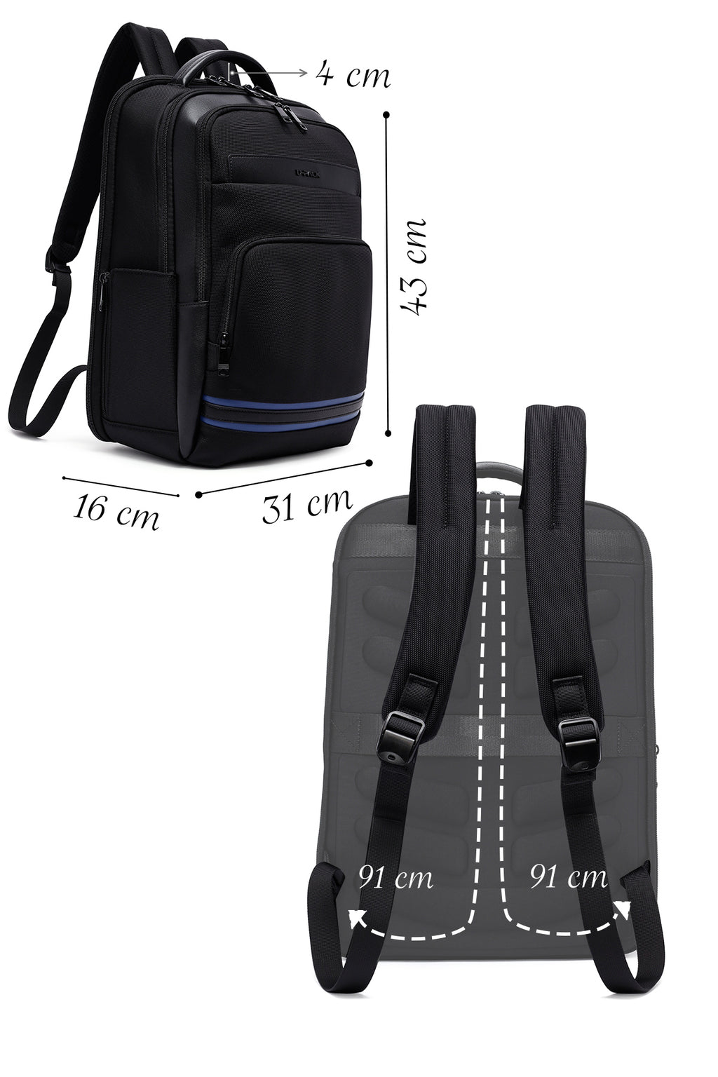 D-Pack Erkek Siyah Sırt Çantası