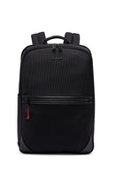 D-Pack Unisex Black Fabric Backpack | Derimod D-Pack Unisex Black Fabric Backpack | Derimod