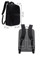 D-Pack Unisex Black Fabric Backpack | Derimod D-Pack Unisex Black Fabric Backpack | Derimod
