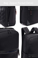 D-Pack Unisex Black Fabric Backpack | Derimod D-Pack Unisex Black Fabric Backpack | Derimod