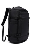 D-Pack Unisex Black Fabric Backpack | Derimod D-Pack Unisex Black Fabric Backpack | Derimod