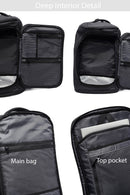 D-Pack Unisex Black Fabric Backpack | Derimod D-Pack Unisex Black Fabric Backpack | Derimod