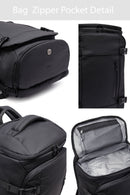 D-Pack Unisex Black Fabric Backpack | Derimod D-Pack Unisex Black Fabric Backpack | Derimod