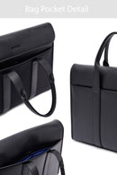 D-Pack Men's Black Fabric Briefcase | Derimod D-Pack Men's Black Fabric Briefcase | Derimod