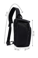 D-Pack Erkek Siyah Çapraz Çanta | Derimod D-Pack Erkek Siyah Çapraz Çanta | Derimod