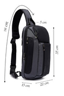 D-Pack Erkek Gri Çapraz Çanta | Derimod D-Pack Erkek Gri Çapraz Çanta | Derimod