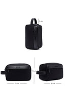 D-Pack Men's Black Fabric Mini Handbag | Derimod D-Pack Men's Black Fabric Mini Handbag | Derimod