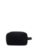 D-Pack Men's Black Fabric Mini Handbag | Derimod D-Pack Men's Black Fabric Mini Handbag | Derimod