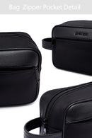 D-Pack Men's Black Fabric Mini Handbag | Derimod D-Pack Men's Black Fabric Mini Handbag | Derimod
