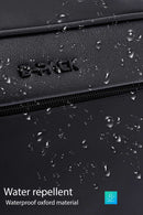 D-Pack Men's Black Fabric Mini Handbag | Derimod D-Pack Men's Black Fabric Mini Handbag | Derimod