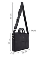 Men's Black Leather Laptop Bag | Derimod Men's Black Leather Laptop Bag | Derimod