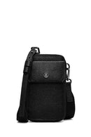 Men's Black Leather Crossbody Bag | Derimod Men's Black Leather Crossbody Bag | Derimod