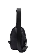 Male Black Leather Crossbody Bag | Derimod Male Black Leather Crossbody Bag | Derimod