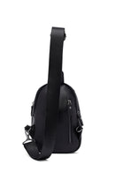 Male Black Leather Crossbody Bag | Derimod Male Black Leather Crossbody Bag | Derimod