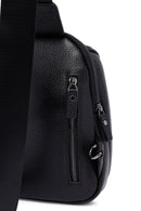 Male Black Leather Crossbody Bag | Derimod Male Black Leather Crossbody Bag | Derimod