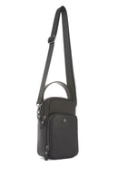 Men's Black Long Strap Leather Handbag | Derimod Men's Black Long Strap Leather Handbag | Derimod