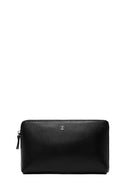 Men's Black Leather Mini Handbag | Derimod Men's Black Leather Mini Handbag | Derimod