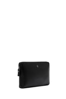 Men's Black Leather Mini Handbag | Derimod Men's Black Leather Mini Handbag | Derimod