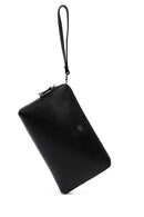 Men's Black Leather Mini Handbag | Derimod Men's Black Leather Mini Handbag | Derimod
