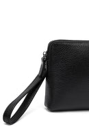 Men's Black Leather Mini Handbag | Derimod Men's Black Leather Mini Handbag | Derimod