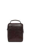 Men's Brown Long Strap Leather Handbag | Derimod Men's Brown Long Strap Leather Handbag | Derimod