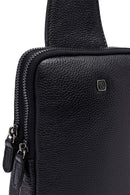 Erkek Siyah Mini Deri Çapraz Çanta | Derimod Erkek Siyah Mini Deri Çapraz Çanta | Derimod