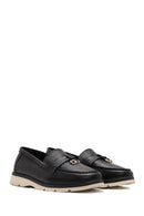 Kadın Siyah Deri Comfort Loafer | Derimod Kadın Siyah Deri Comfort Loafer | Derimod