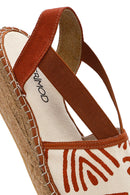 Kastamonu Taş Baskı Kadın Taba Desenli Espadril | Derimod Kastamonu Taş Baskı Kadın Taba Desenli Espadril | Derimod